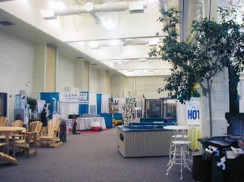 Pavilion Exhibit Setup